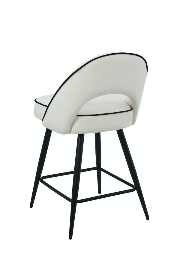 (pre-order) Mason Cream Velvet Barstool