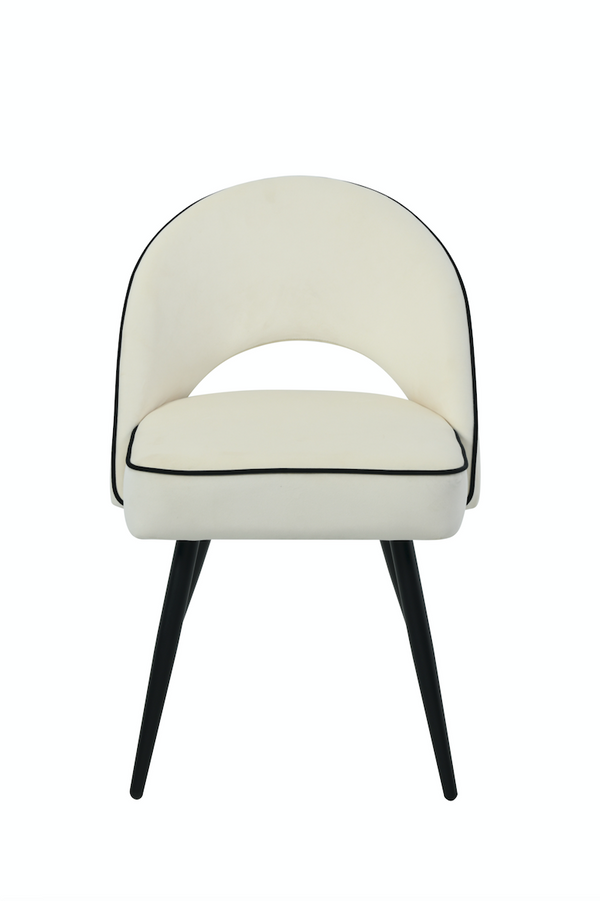 (pre-order) Mason Cream Velvet Dining Chair