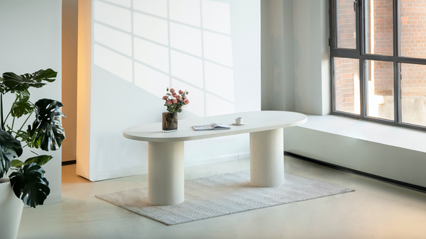 Cloud Micro Cement Dining Table