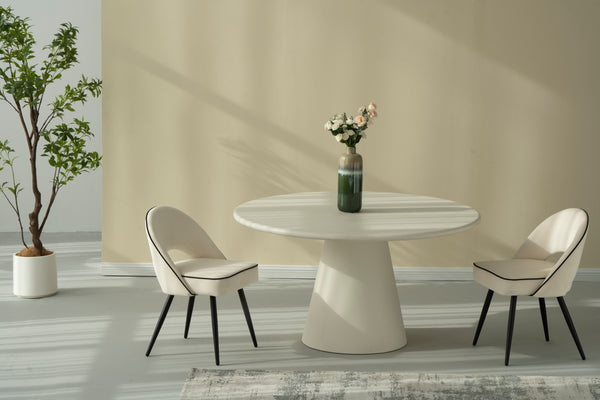 (pre-order) Mason Cream Velvet Dining Chair