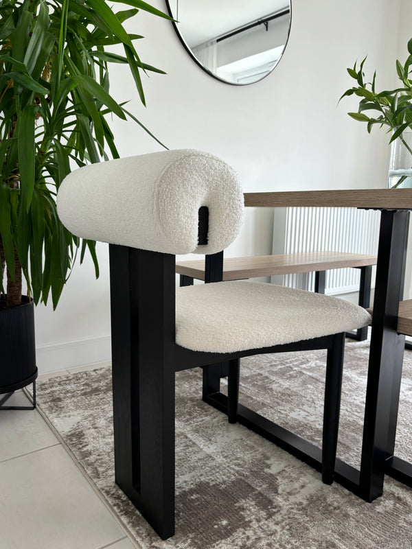 BOBA BOUCLE DINING CHAIR