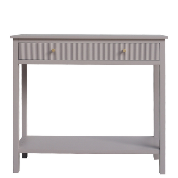 LONDON GREY WOOD CONSOLE TABLE