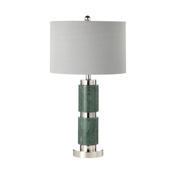Emerald Glow Luxe Lamp