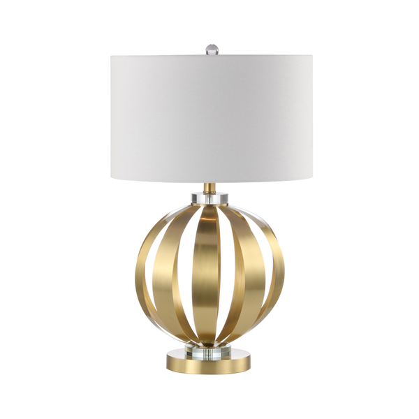 Regal Gilded Metal Elegance Lamp